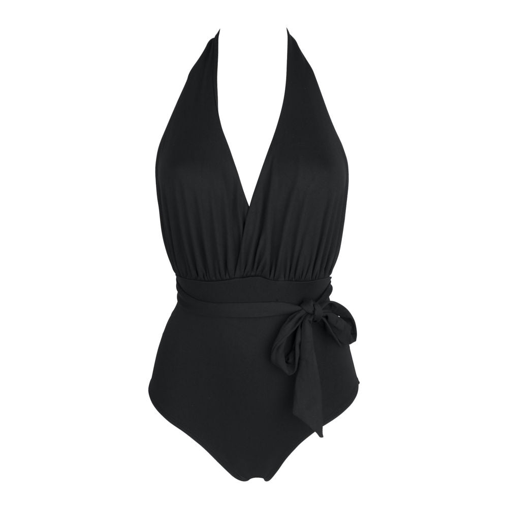 THE ST. TROPEZ RIBBON Swimsuit - Black – SEAME-SWIM