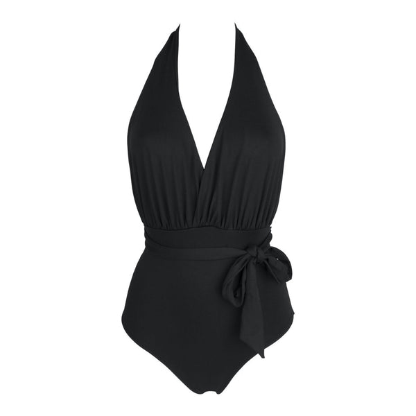 THE ST. TROPEZ RIBBON Swimsuit Black SEAME SWIM