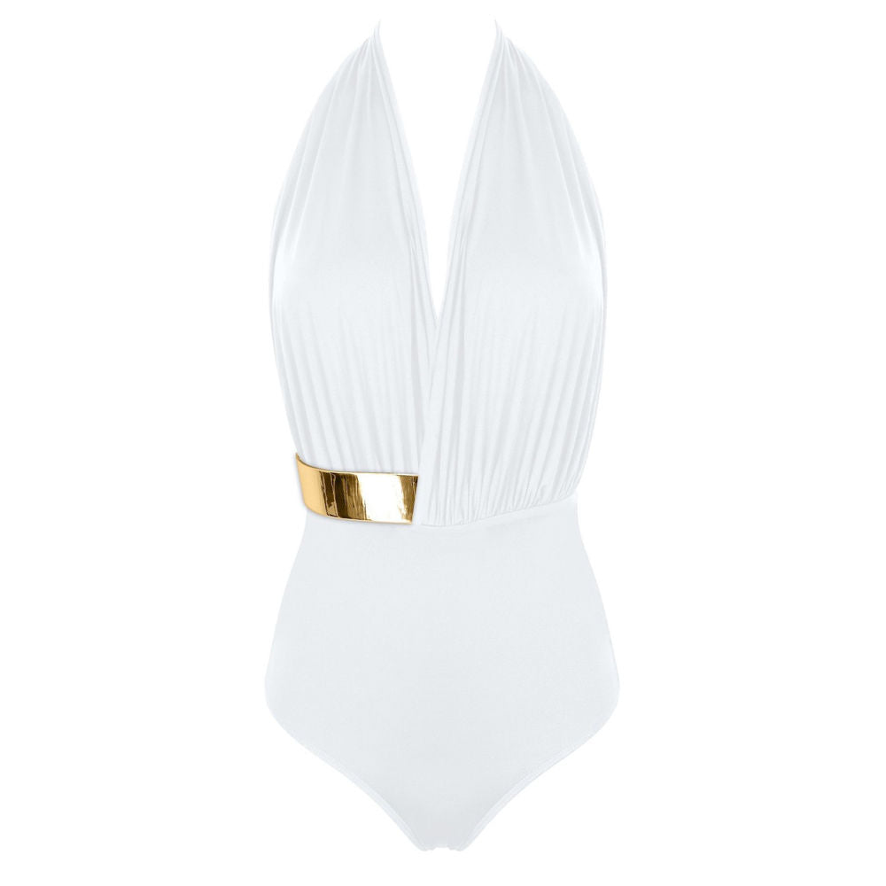 THE ST. TROPEZ GOLDEN Swimsuit - White