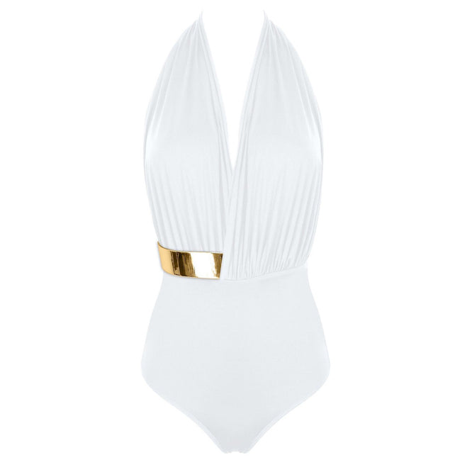THE ST. TROPEZ GOLDEN Swimsuit - White