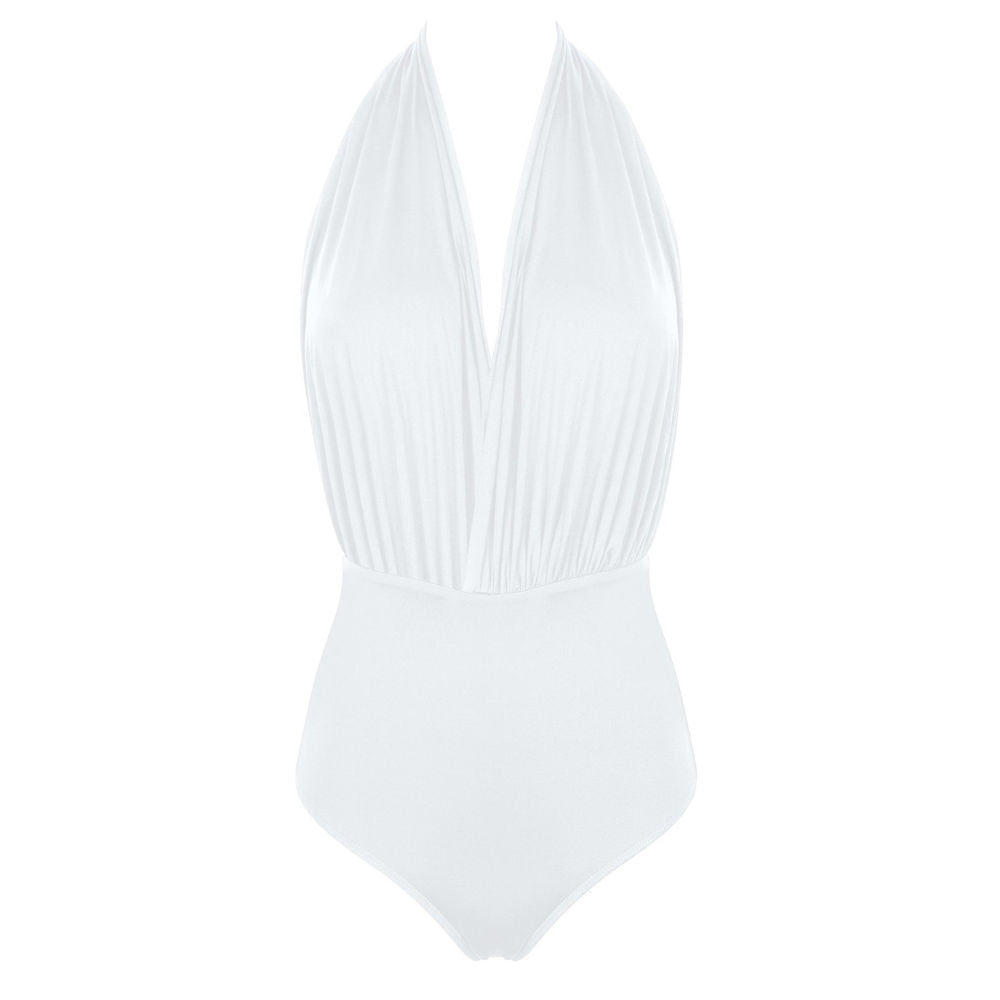 THE ST. TROPEZ I RIBBON Swimsuit - White