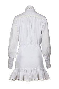 SHORT WAVE Dress- Weiß